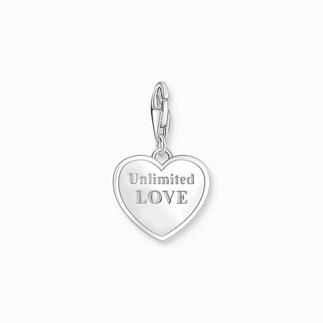 Thomas Sabo - Pink Best Mom Heart Charm - Silver