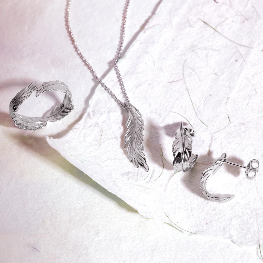 Kit Heath - Feather Wisp Ring - Silver