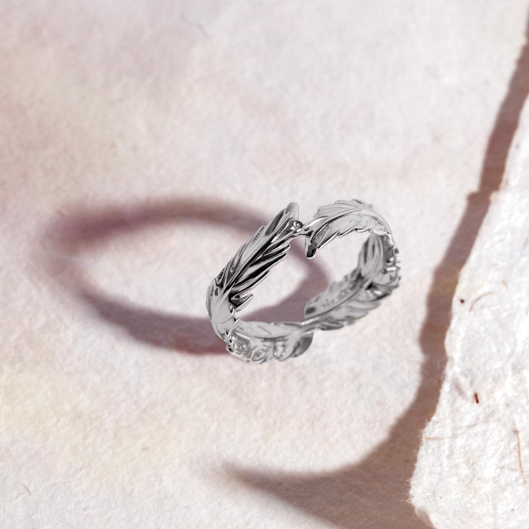 Kit Heath - Feather Wisp Ring - Silver