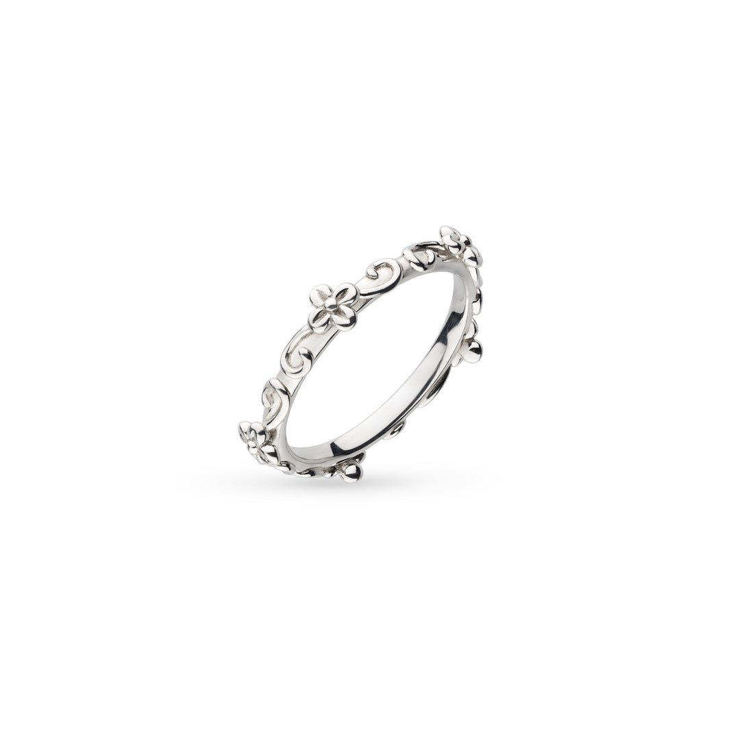 Kit Heath - Blossom Flyte Honey Flower Ring - Silver