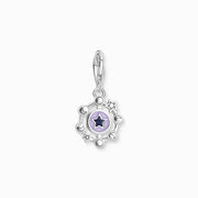 Thomas Sabo - Synthetic Sandstone Moon Phase Charm - Silver