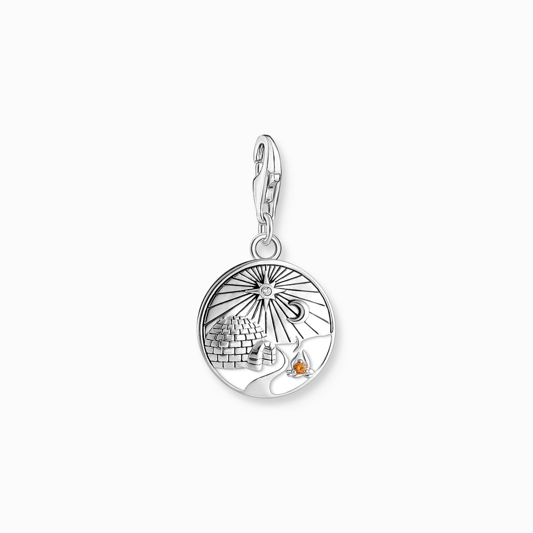 Thomas Sabo - Igloo Charm with Stones - Silver