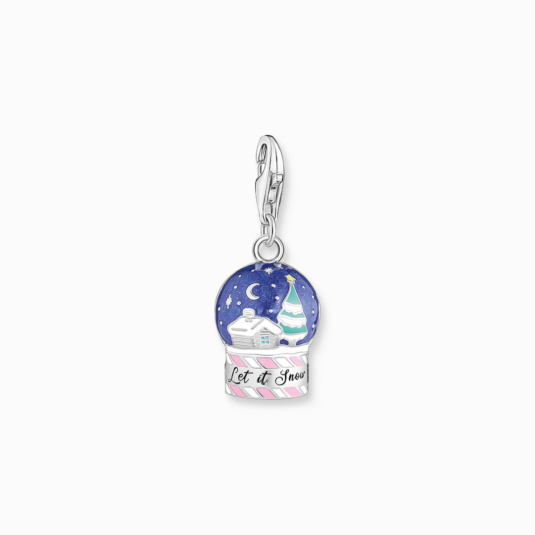 Thomas Sabo - Snowball Enamel Charm - Silver