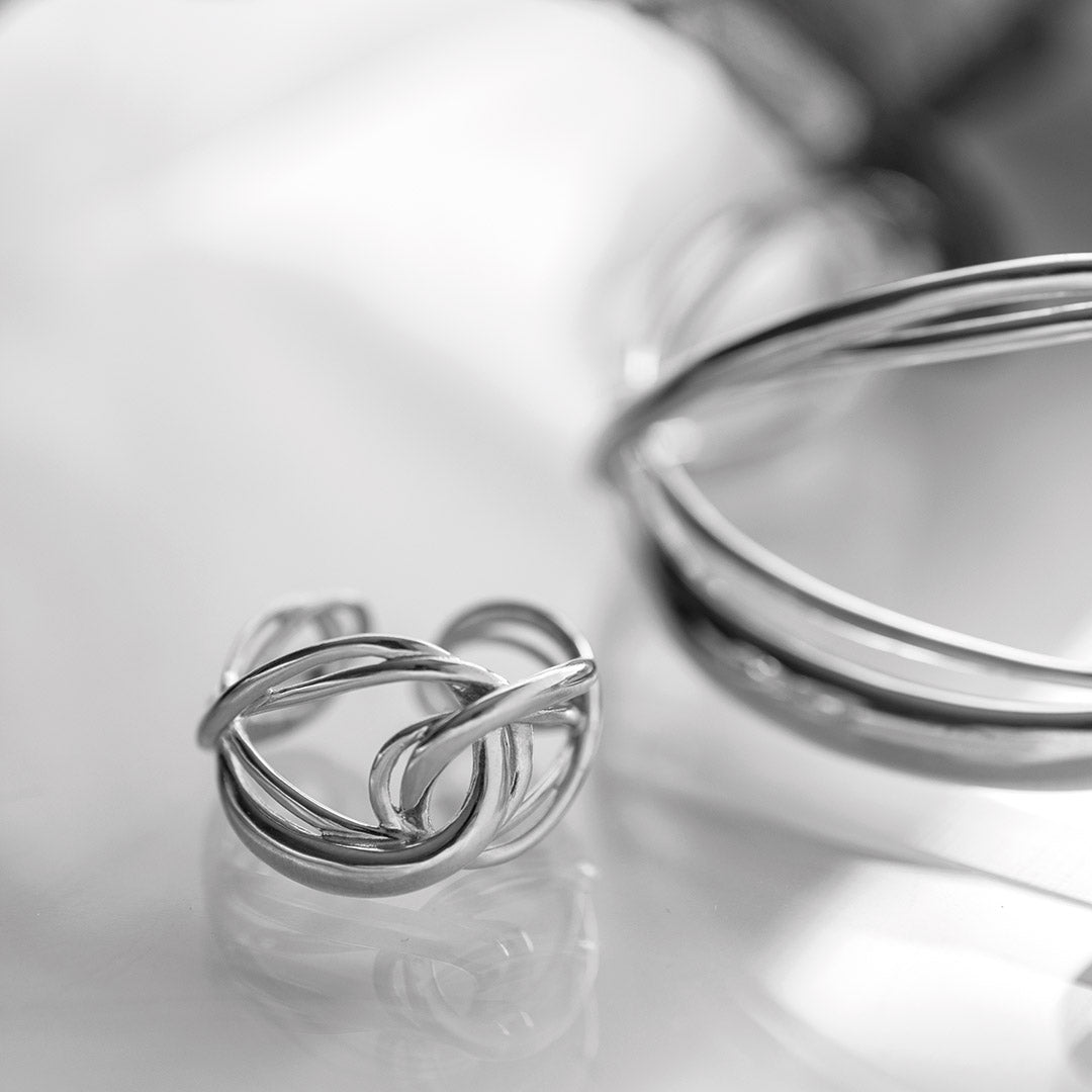 Kit Heath - Infinity Ring - Silver