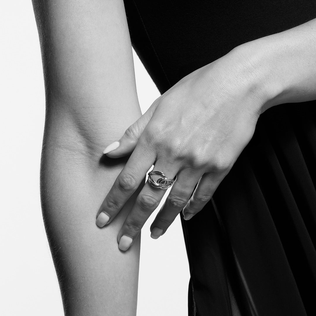 Kit Heath - Infinity Ring - Silver