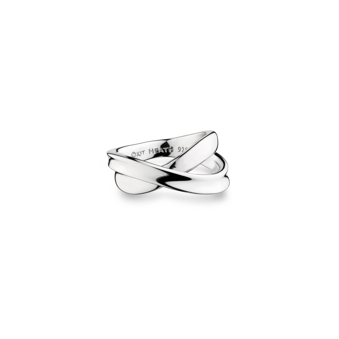 Kit Heath - Serenity Grande Crossover Ring - Silver