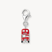 Thomas Sabo - Red London Bus Charm - Silver