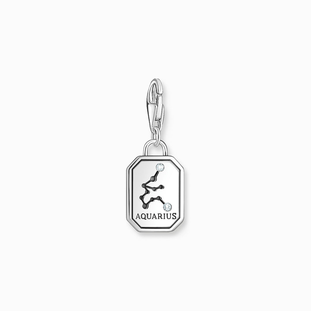 Thomas Sabo - Zodiac CZ Charm Aquarius - Silver