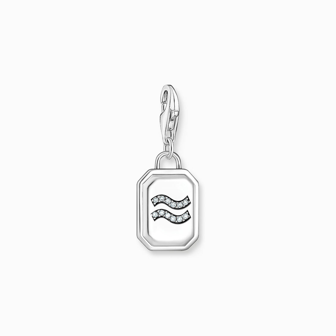 Thomas Sabo - Zodiac CZ Charm Aquarius - Silver