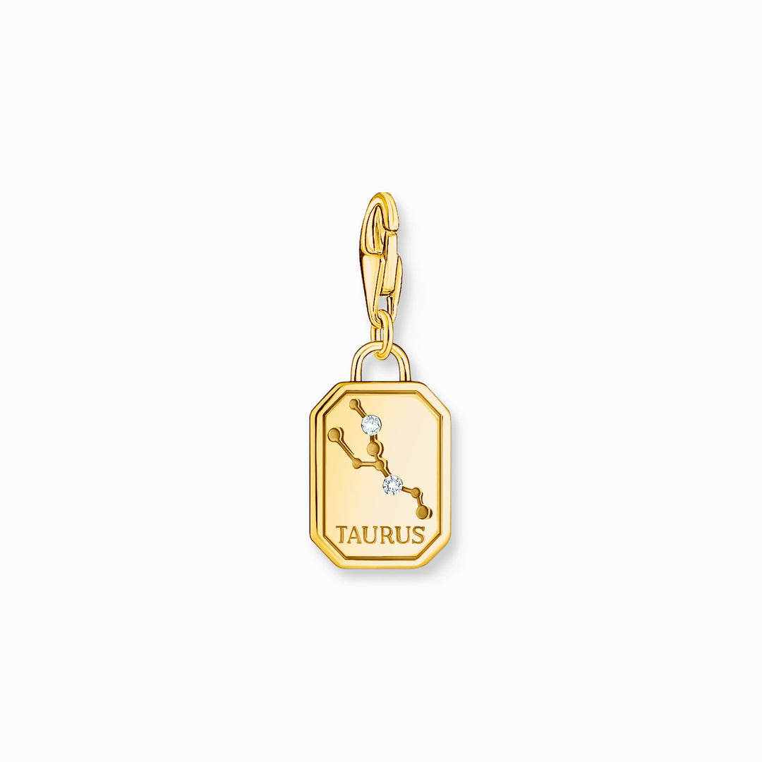 Thomas Sabo - Zodiac CZ Charm Taurus - Gold