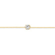 Blush - Solitaire Bracelet - 14kt Yellow Gold