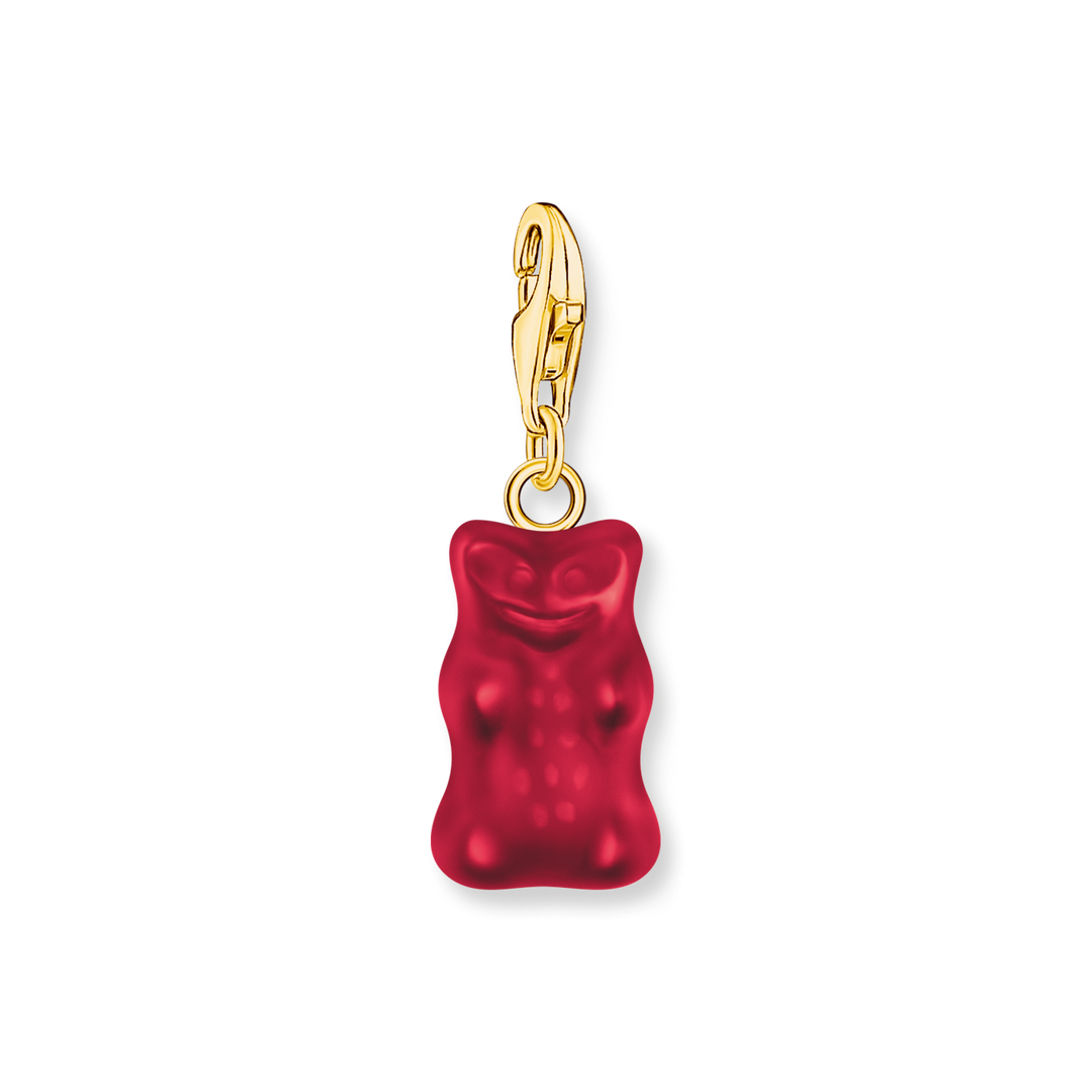 Thomas Sabo - Goldbears Red Charm Pendant - Gold