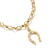 Thomas Sabo - Charm Club Horseshoe With White Zirconia - Gold