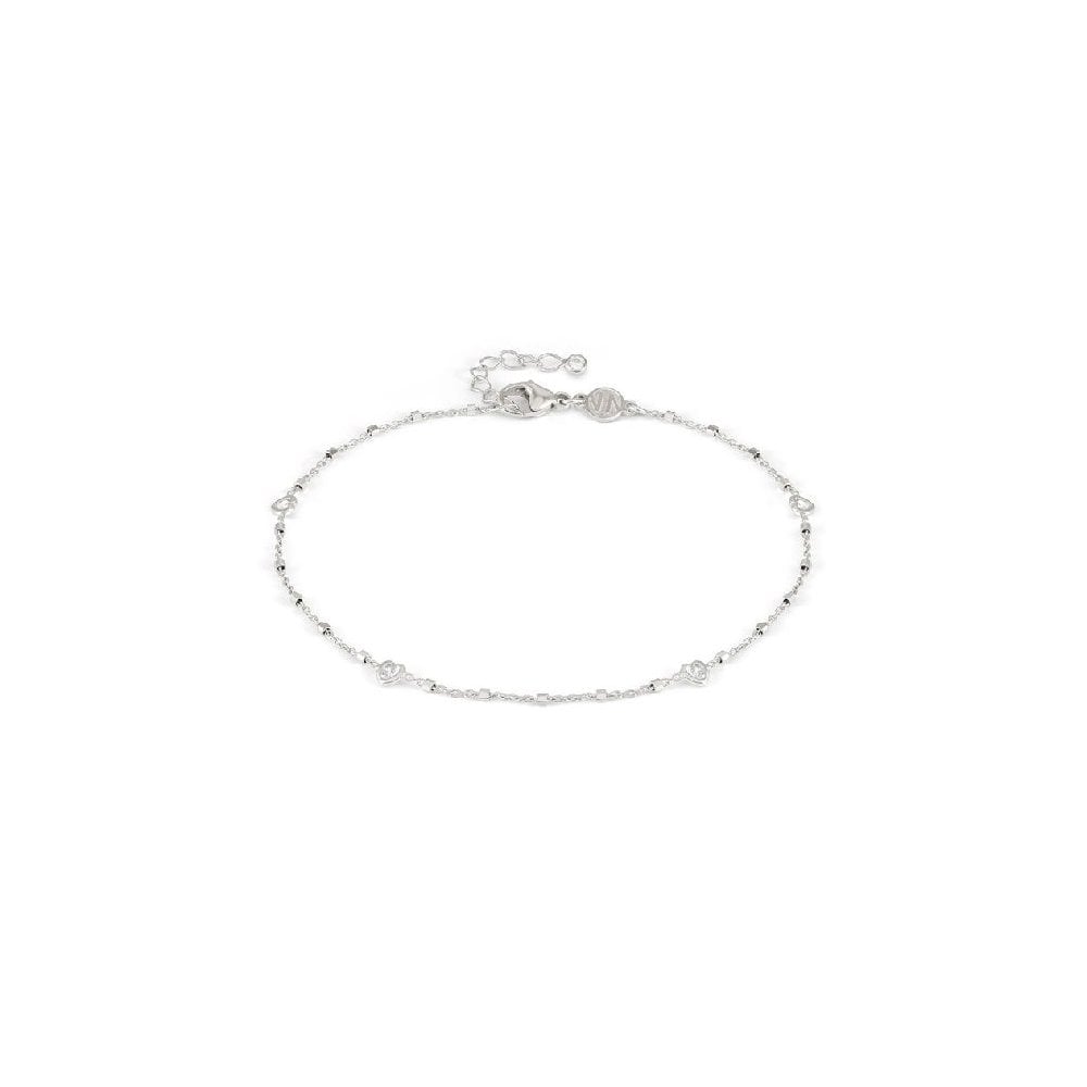 Nomination - Hearts with CZ Anklet - Silver