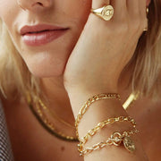 Daisy London - Estée Lalonde Figaro Chain Bracelet - Gold