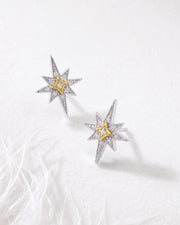 Kit Heath - Céleste North Star Stud Earrings - Silver & Gold