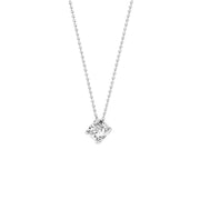 Blush - 42cm Solitaire Necklace - 14kt White Gold