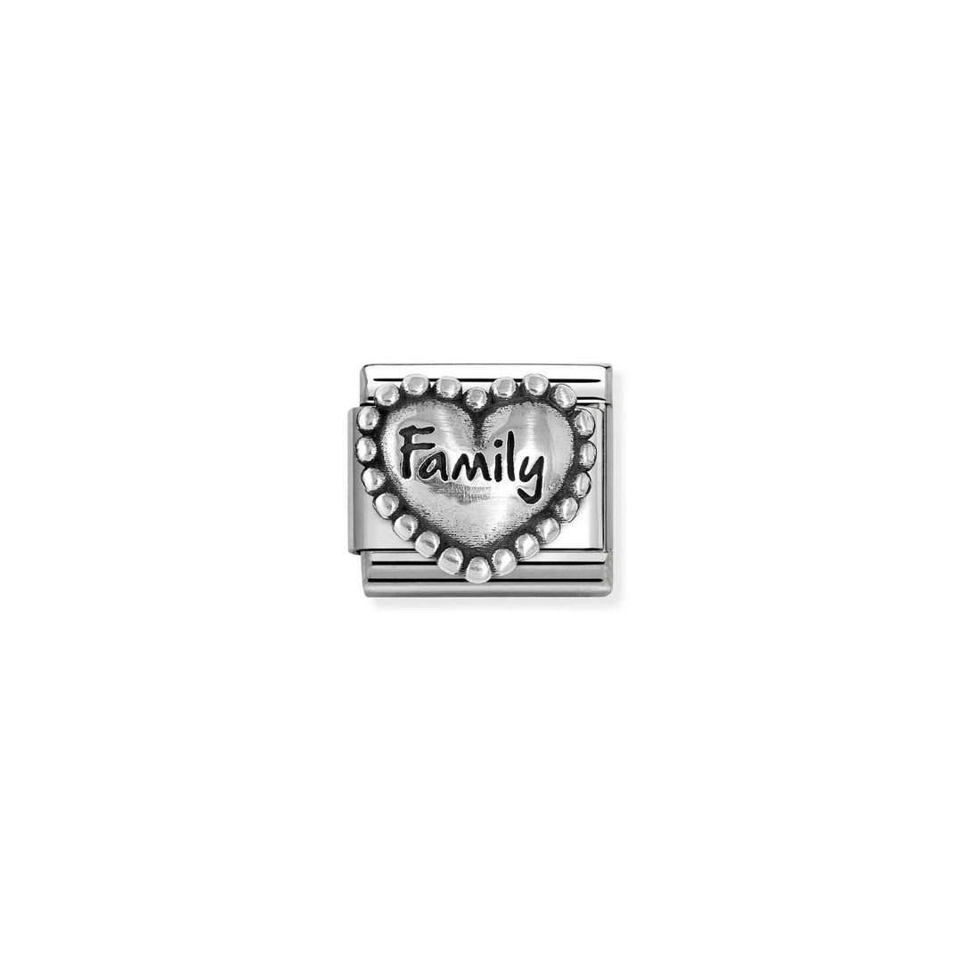 Nomination - Family Heart with Dots Charm