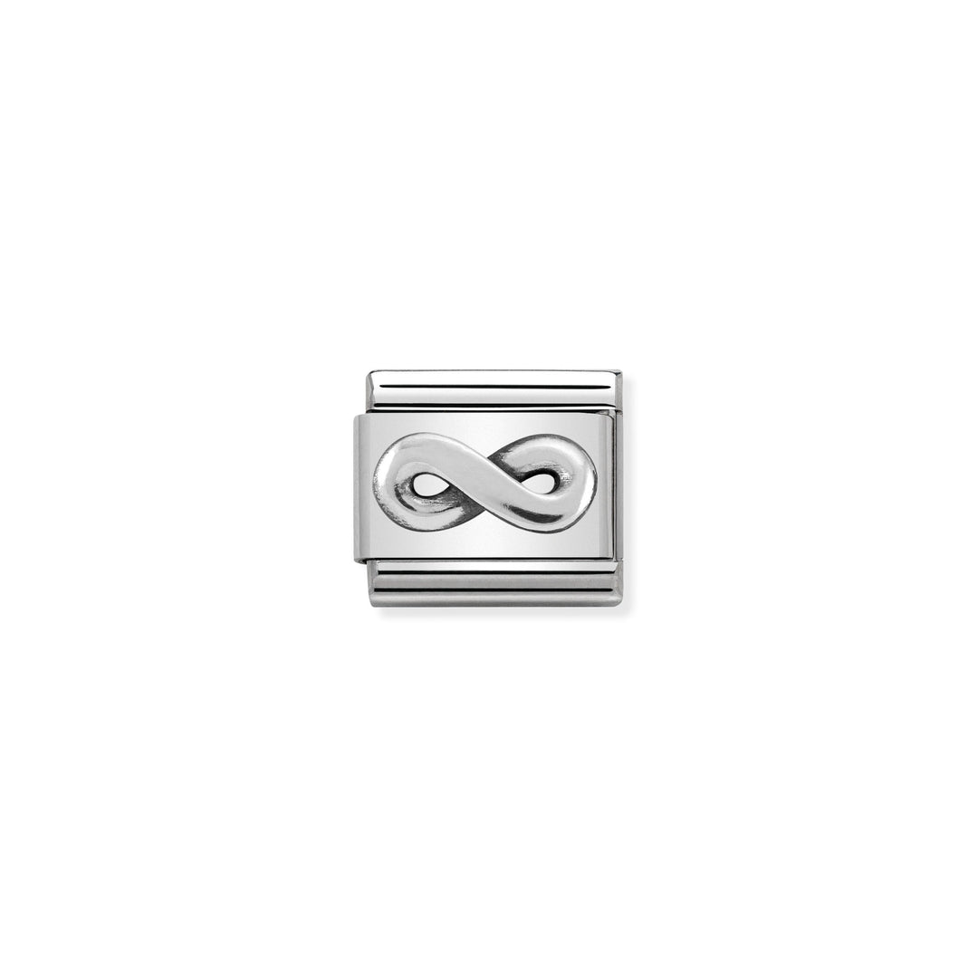 Nomination - Classic Oxidized Infinity Charm