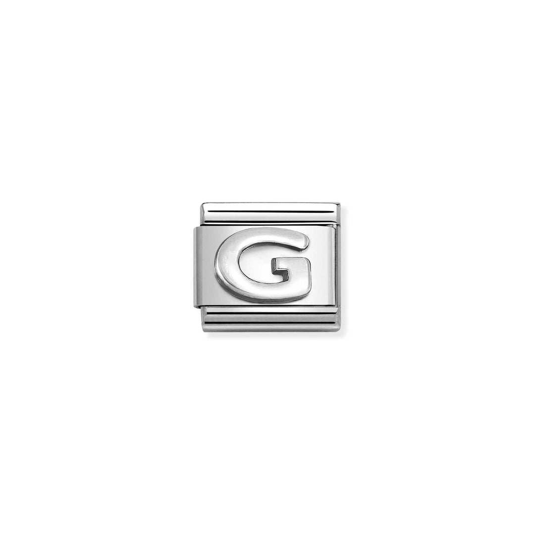 Nomination - Silver Letter G Charm