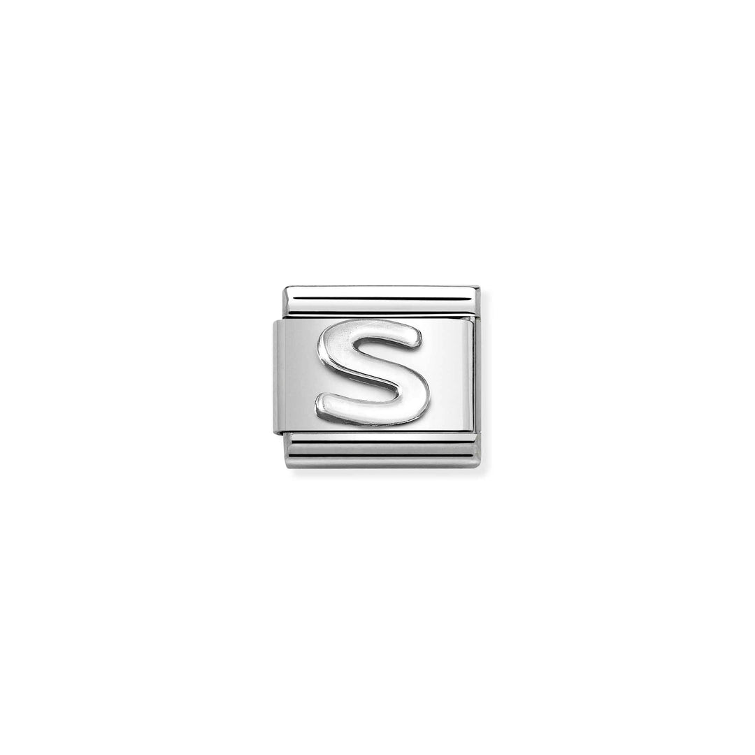 Nomination - Silver Letter S Charm