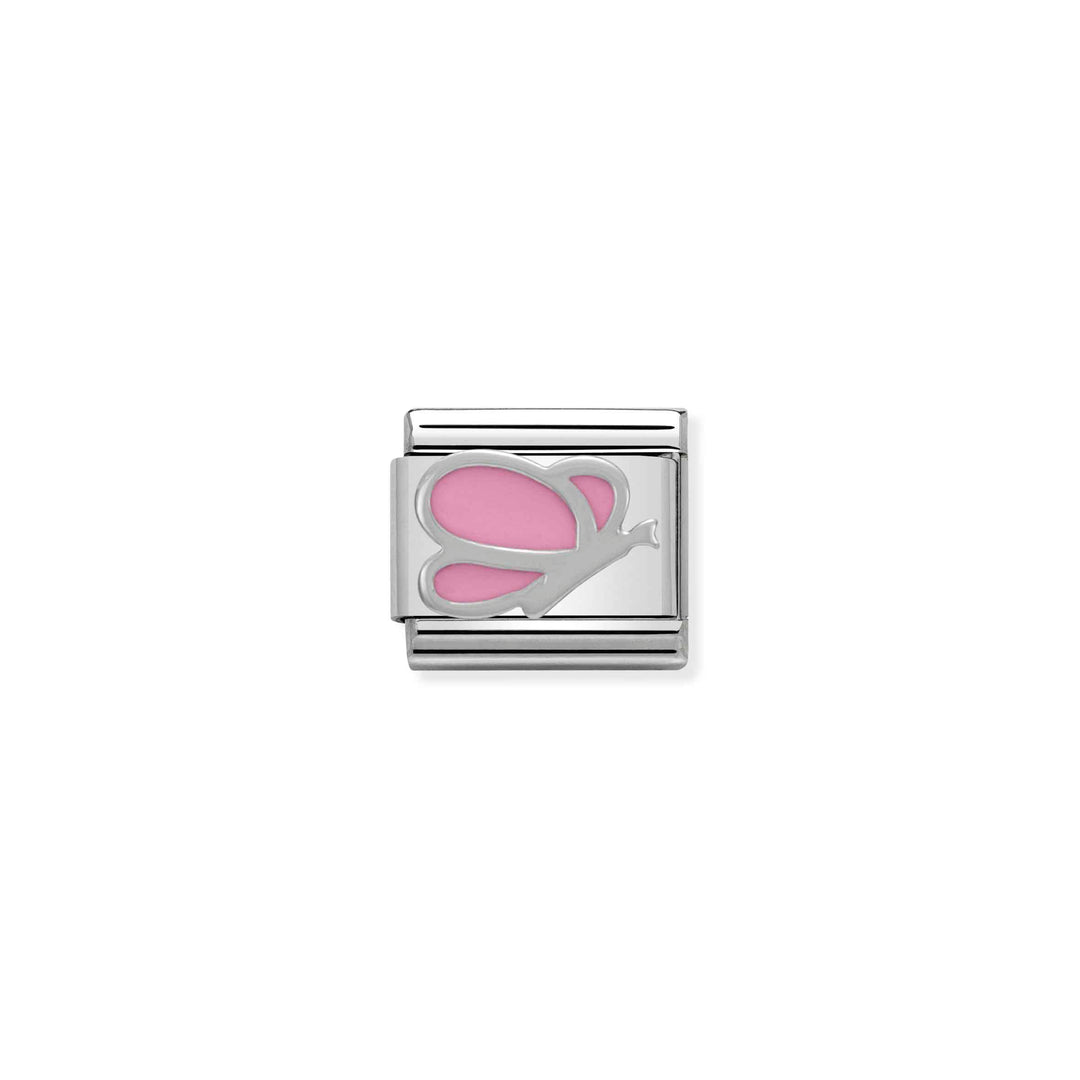 Nomination - Classic Pink Butterfly Charm