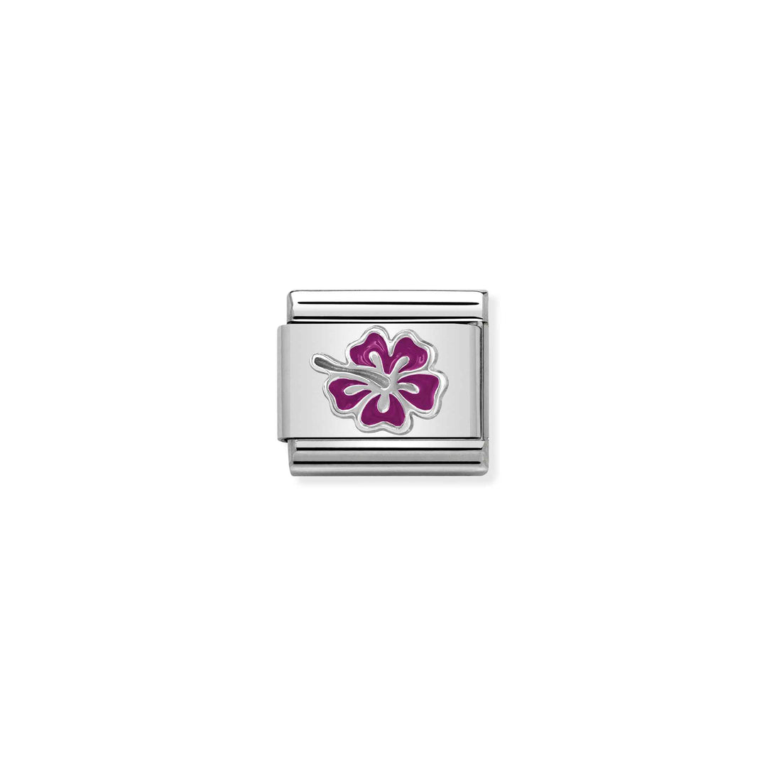 Nomination - Hibiscus Flower Charm Charm