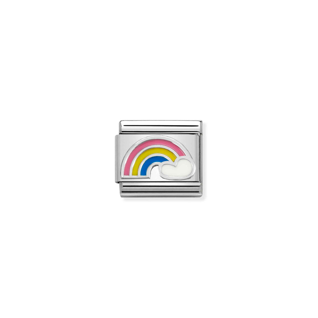 Nomination - Composable Rainbow with Cloud Charm - Silver