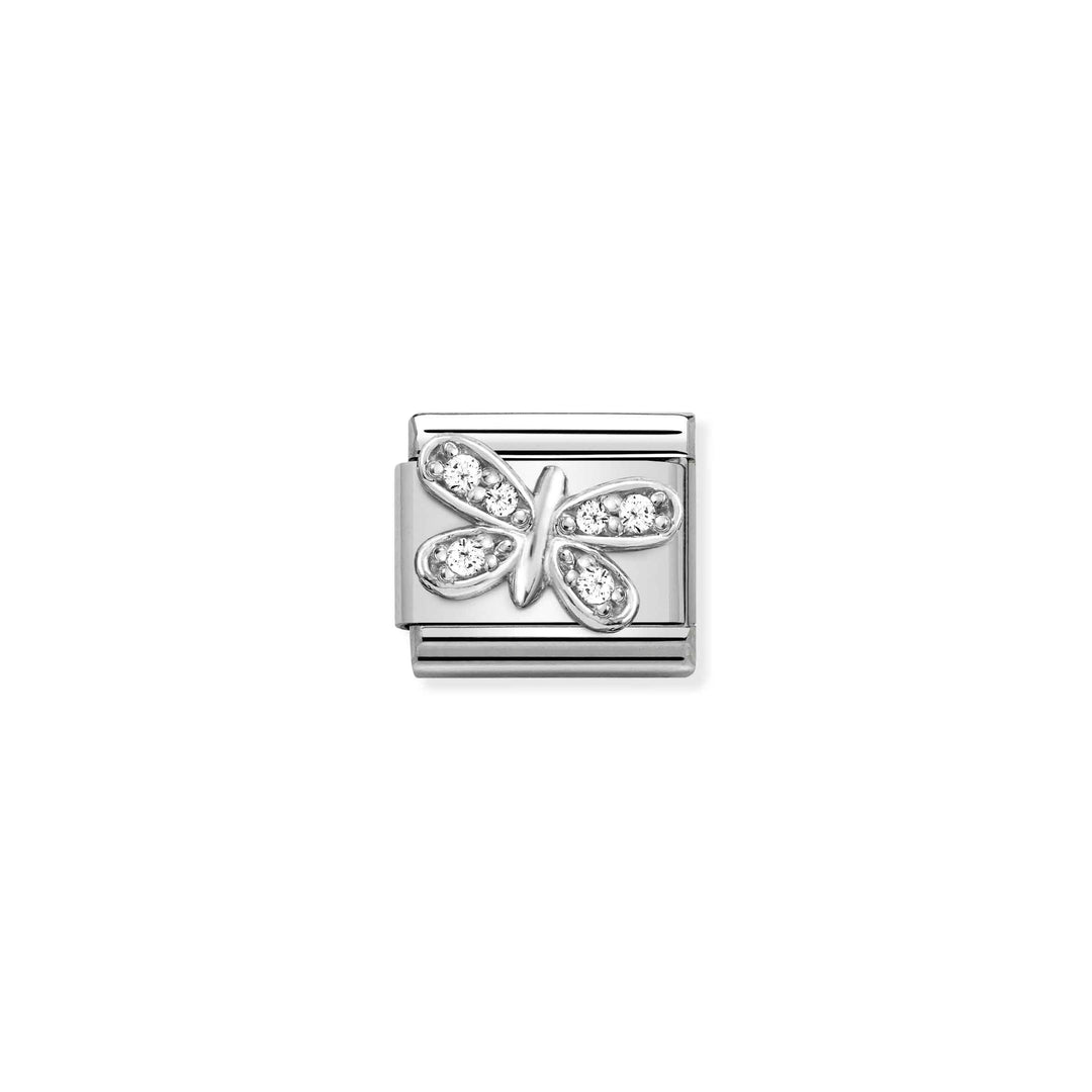 Nomination - Composable CZ Butterfly Charm - Silver