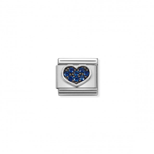 Nomination - Composable Blue Heart Charm