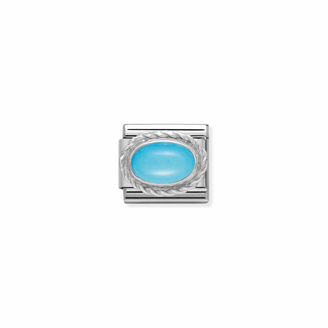 Nomination - Silver Classic Hard Stones Turquoise Charm