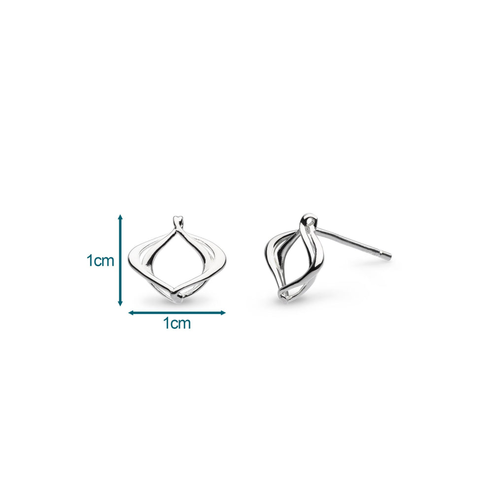Kit Heath - Alicia Petite Stud Earrings - Silver