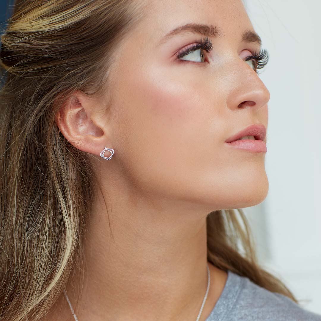 Kit Heath - Alicia Petite Stud Earrings - Silver