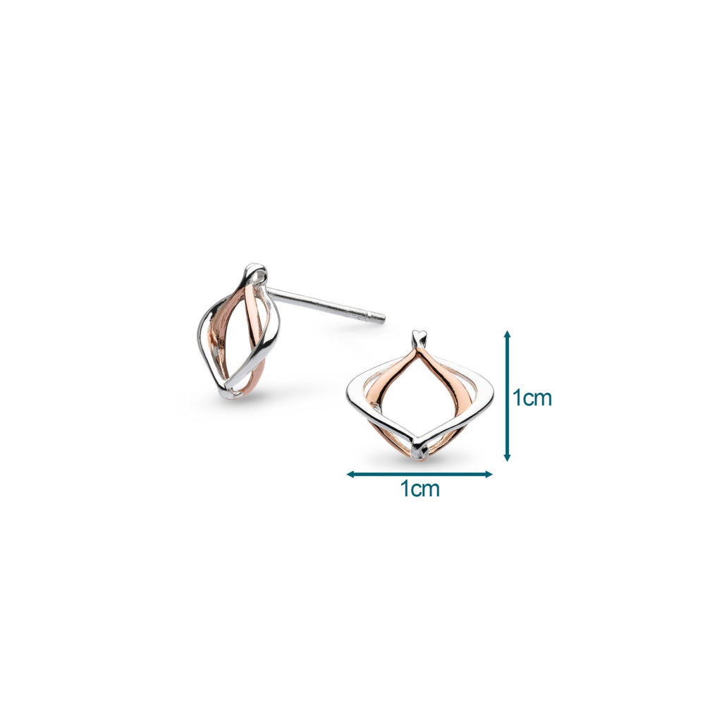 Kit Heath - Alicia Rose Petite Stud Earrings - Silver
