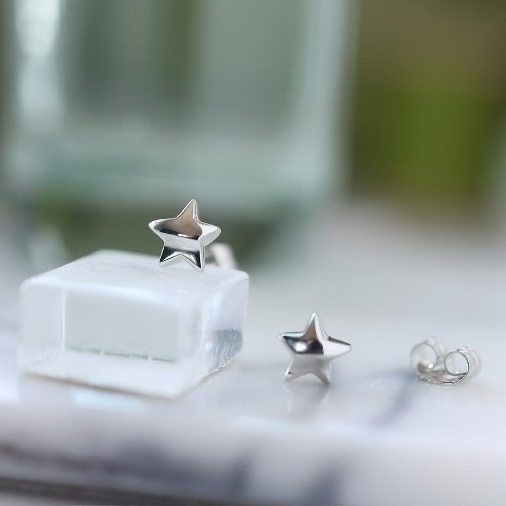 Kit Heath - Miniatures Starlight Stud Earrings - Silver