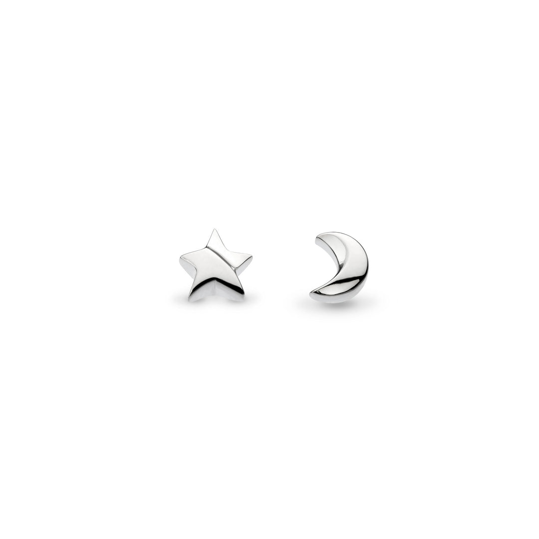 Kit Heath - Miniatures Moonlight Stud Earrings - Silver