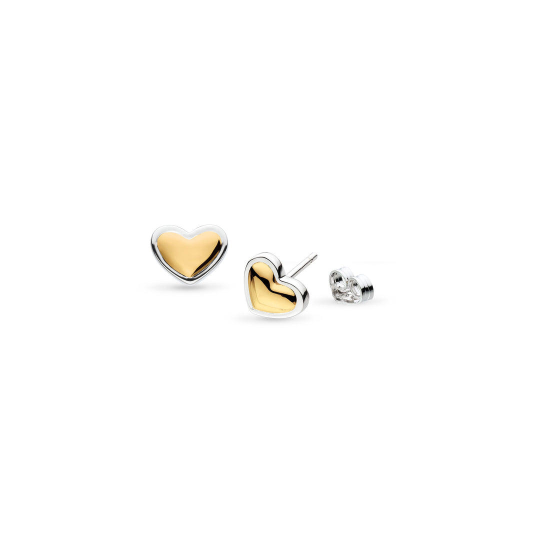 Kit Heath - Heart of Gold Stud Earrings - Gold