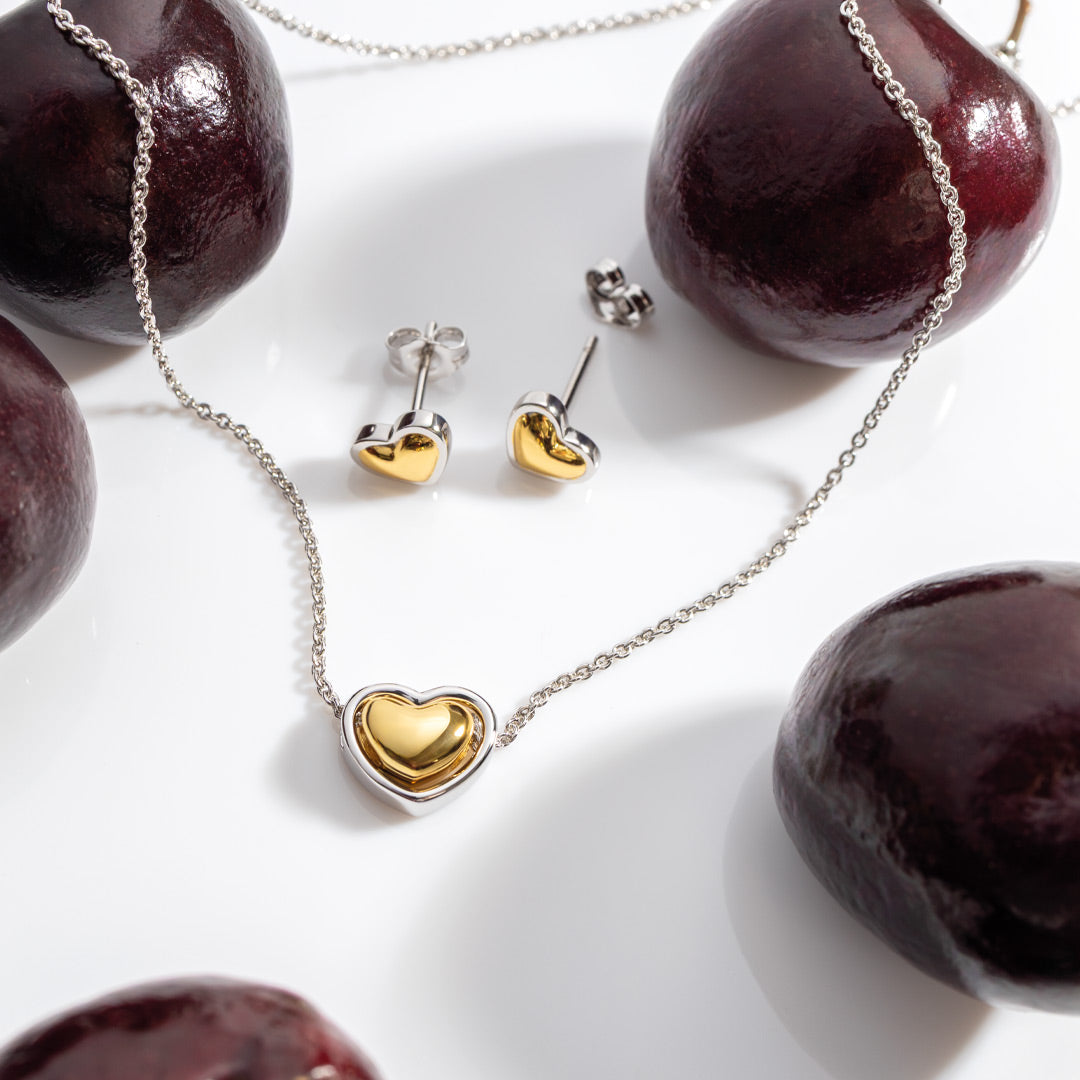 Kit Heath - Heart of Gold Stud Earrings - Gold