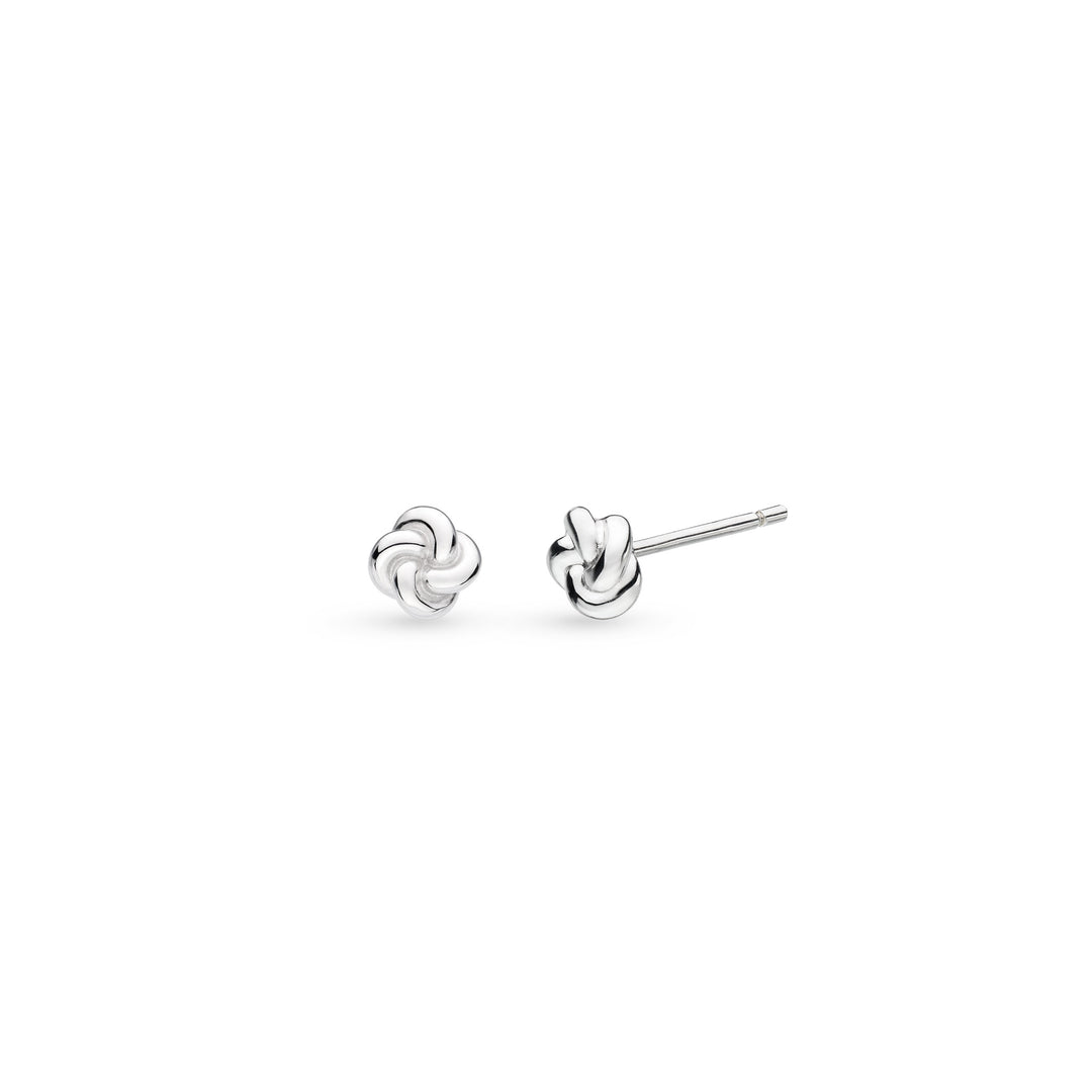 Kit Heath - Marina Tide Knot Stud Earrings - Silver