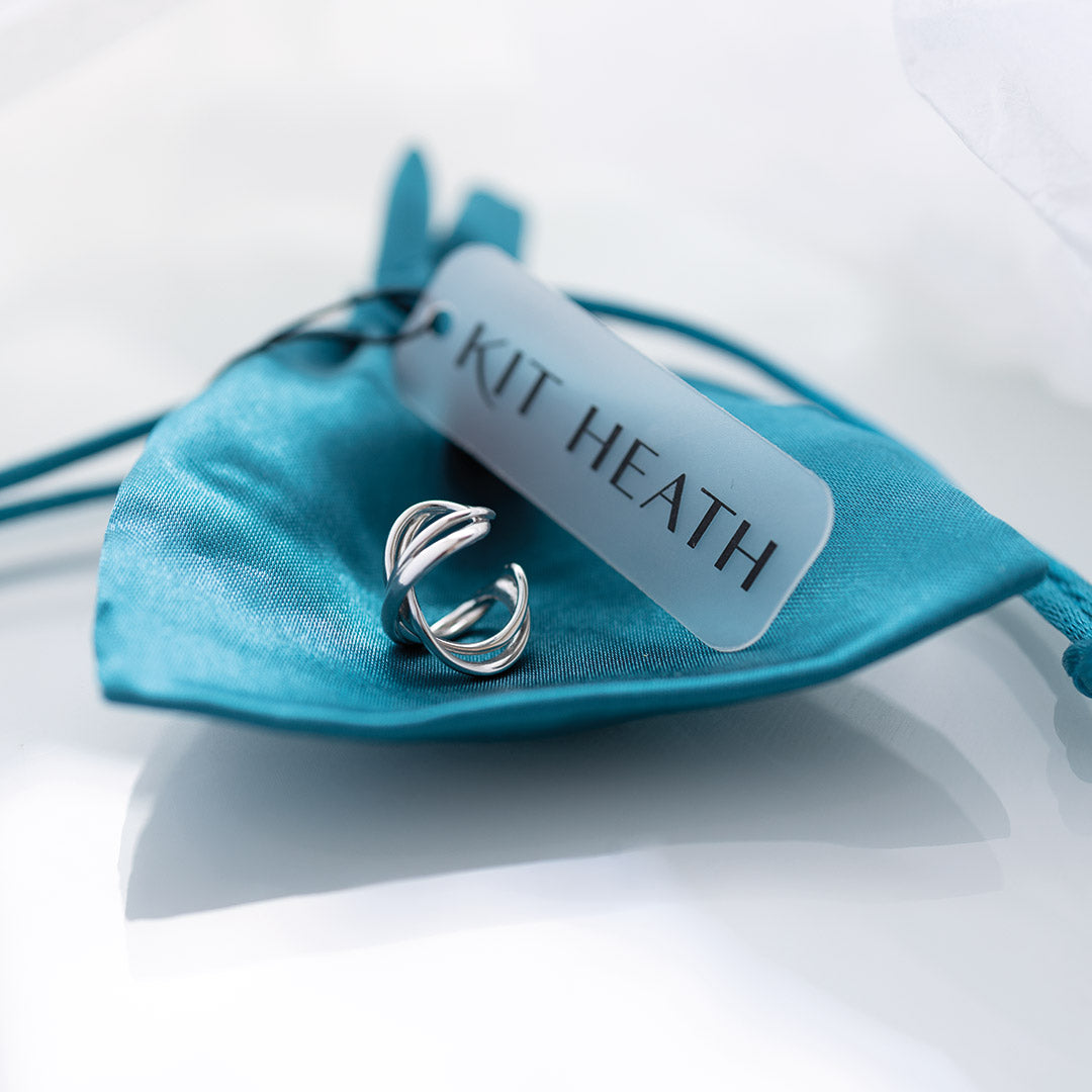Kit Heath - Infinity Solo Ear Cuff - Silver