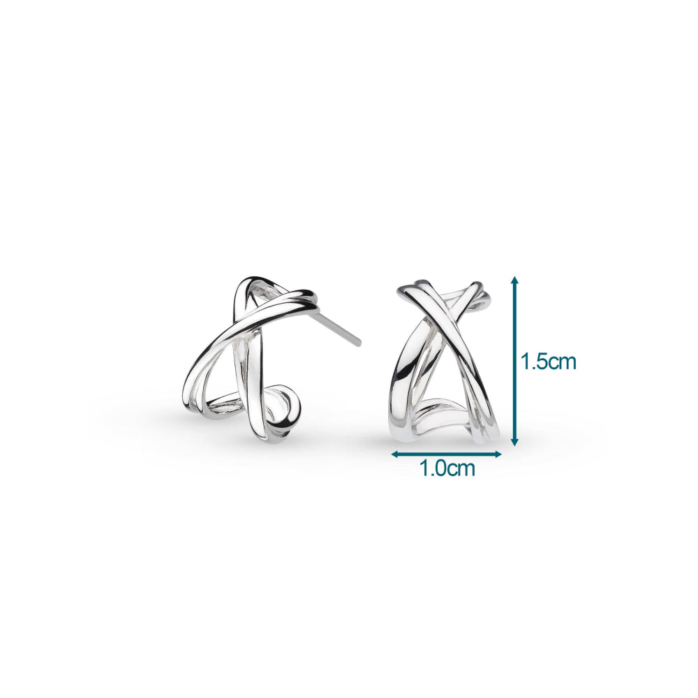 Kit Heath - Infinity Hoop Earrings - Silver