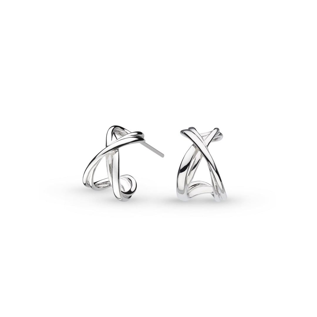 Kit Heath - Infinity Hoop Earrings - Silver