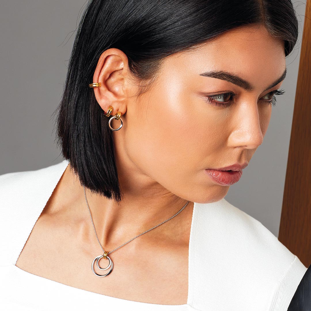 Kit Heath - Bevel Unity Golden Solo Ear Cuff - Gold