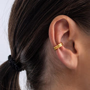 Kit Heath - Bevel Unity Golden Solo Ear Cuff - Gold