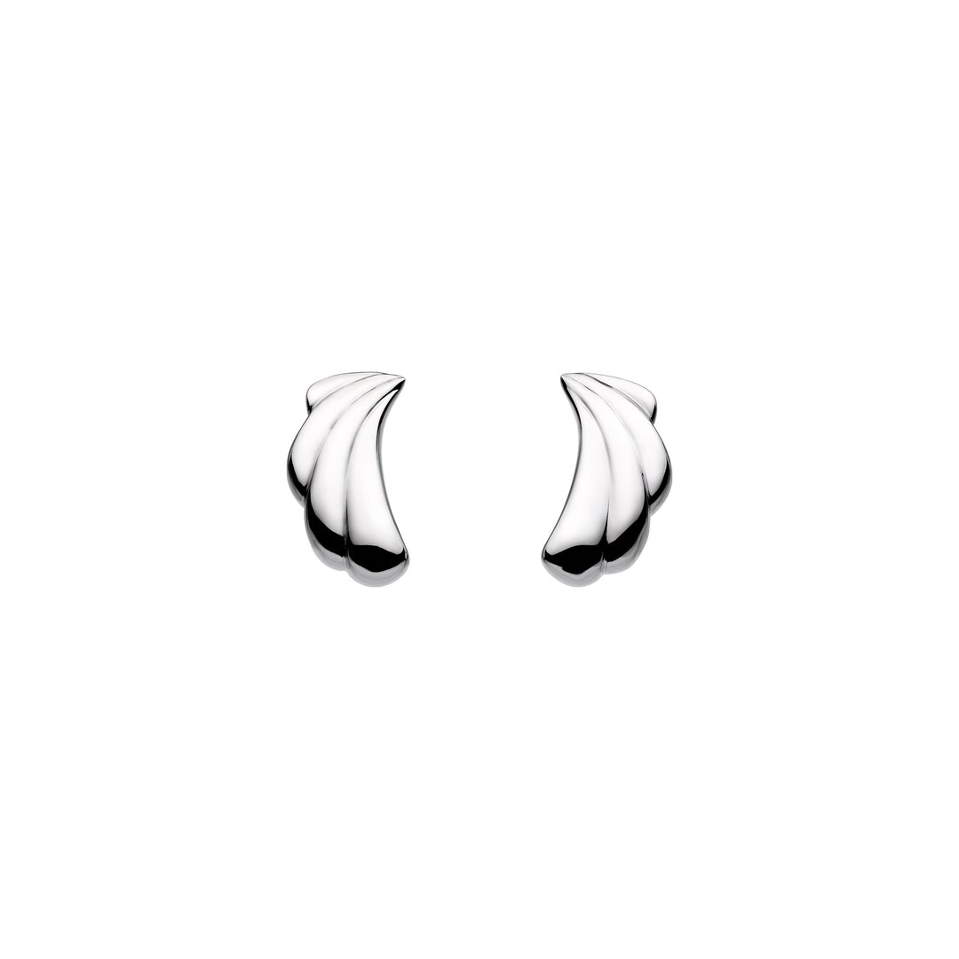 Kit Heath - Océane Shell Echo Stud Earrings - Silver