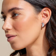 Kit Heath - Océane Shell Echo Stud Earrings - Silver