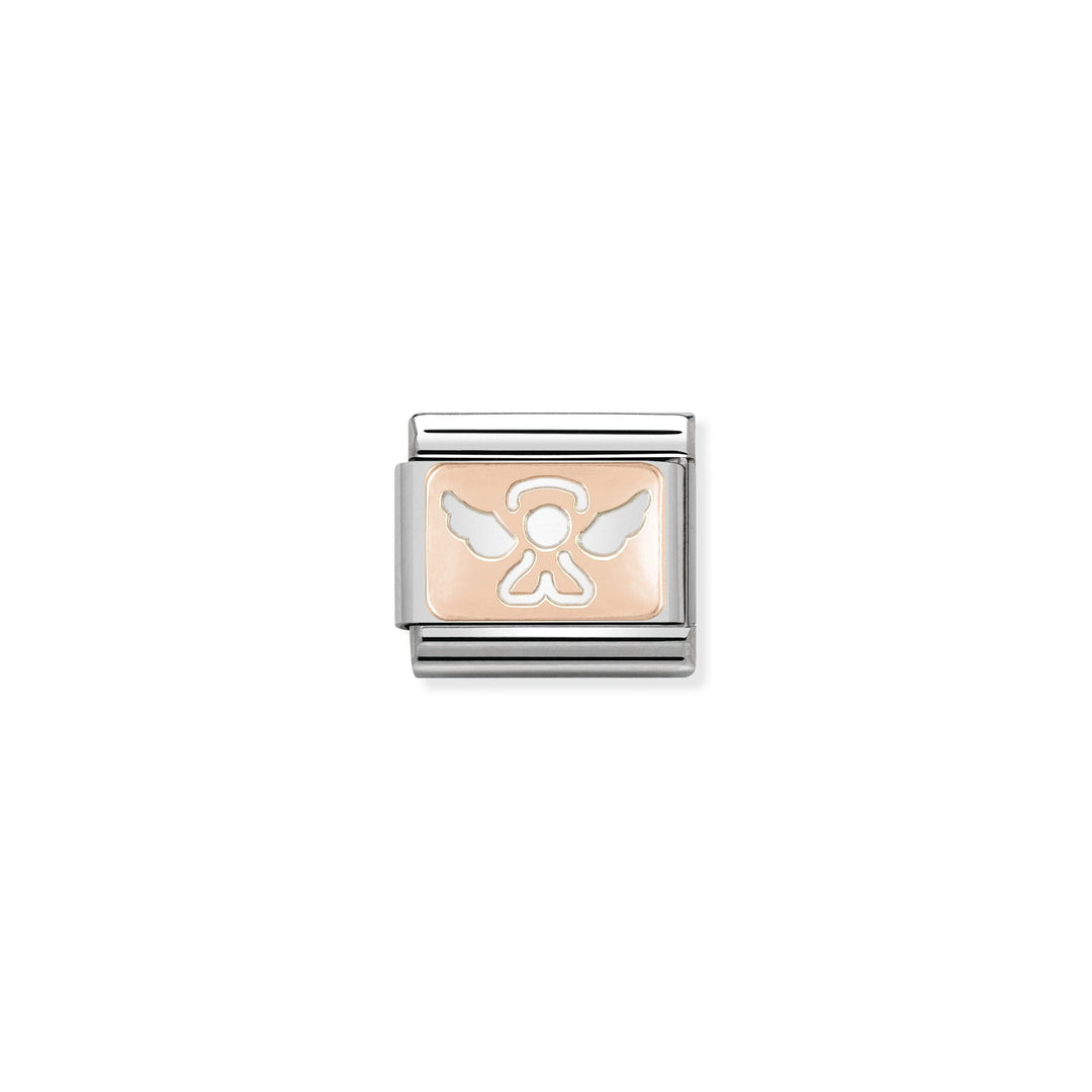 Nomination - Rose Gold Classic Angel Charm