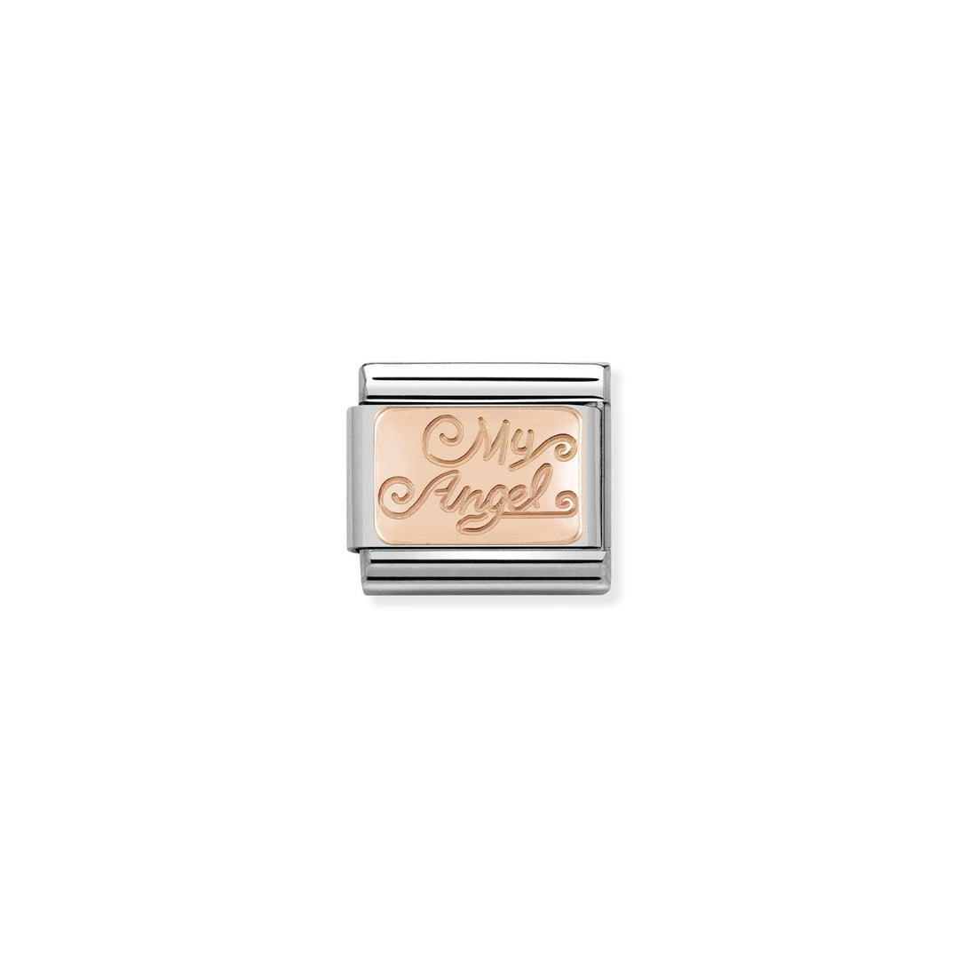 Nomination - Rose Gold Classic My Angel Charm