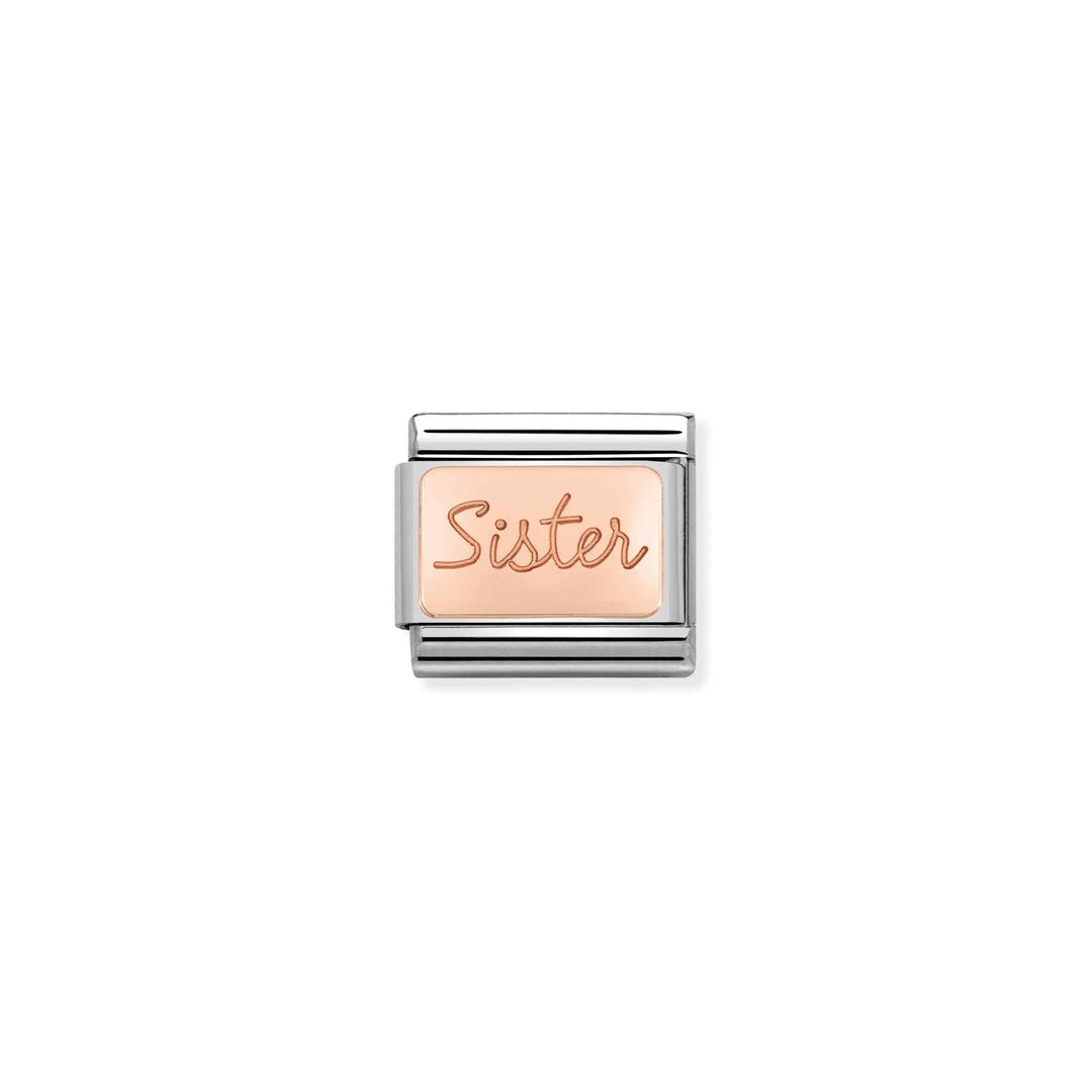 Nomination - Rose Gold Sister Charm