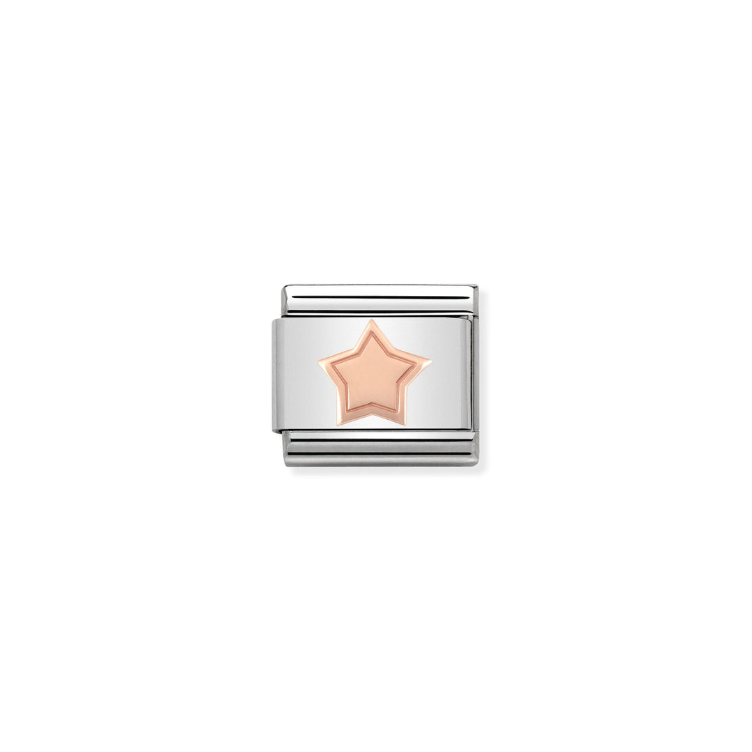 Nomination - Rose Gold Star Charm